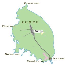 Tutvustus ja asukoht - Ruhnu Vald